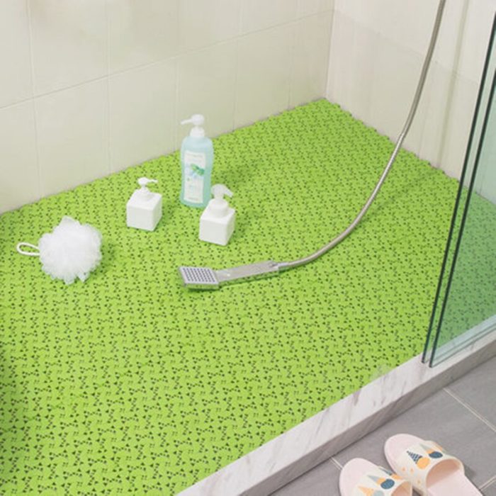 tapis de bain vert